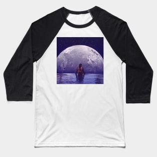 Moon Gazing Baseball T-Shirt